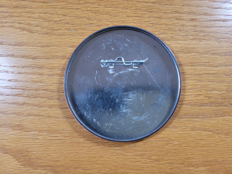 Philadelphia 76ers Pinback Button Vintage Red White Badge Pin NBA Basketball - Image 3 of 3