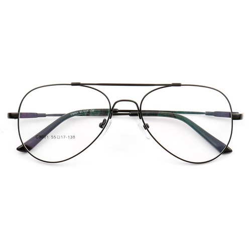 Moda Aviador Memoria Titanio Aleación Gafas Piloto Diseñador Marcos de Vidrio - Imagen 13 de 27