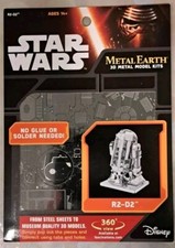 Image of Metal Earth Star Wars R2-D2  3D Laser Cut Highly Detailed Model Kit
