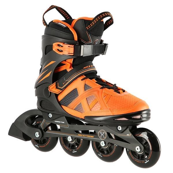 5907695597868 РОЛИКОВЫЕ КОНЬКИ NILS EXTREME NA14112 SCHWARZ-ORANGE GRÖSSE.45 NILS e