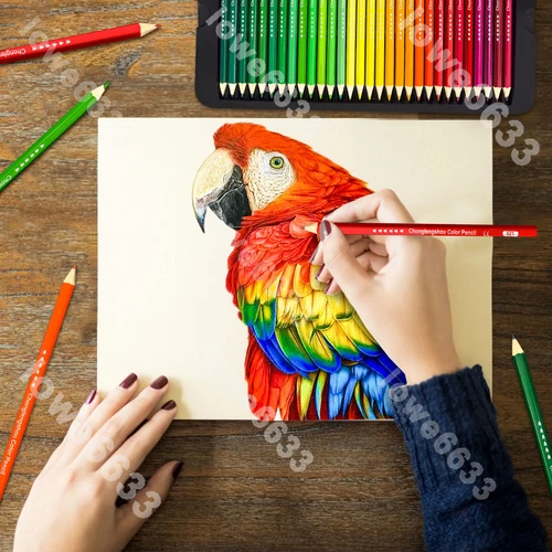 120 Color Premium Art Drawing Pencils for Adults Coloring Books Soft Core NEW - Picture 6 of 21