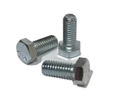5/16"-18 x 1" NC Grade 5 Hex Cap Screws Zinc Bolts Coarse Thread (QTY 100)*