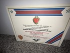 UNSEEN WOUNDS - BLEEDING HEART MEDAL COMMEMORATIVE CERTIFICATE~W/PRINTING TYPE-1 — photo 9