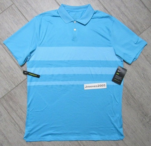 NWT Nike Dry Vapor Stripe Golf Polo Sz 