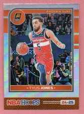 Tyus Jones Phoenix Suns 2024-2025 Hoops Opti-Chrome Silver Prizms