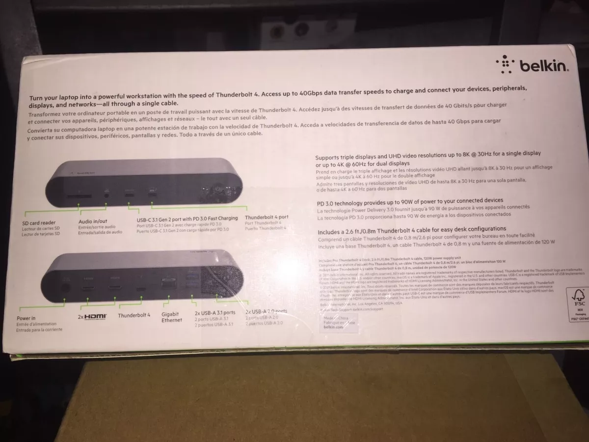 Belkin Connect Pro Thunderbolt 4 Dock