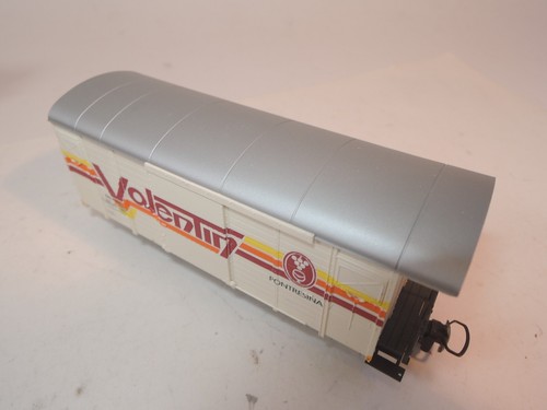 ++ G2184 H0m 12mm BEMO 2283 121 Gedeckter Güterwagen Valentin Pontresina OVP - Picture 5 of 7