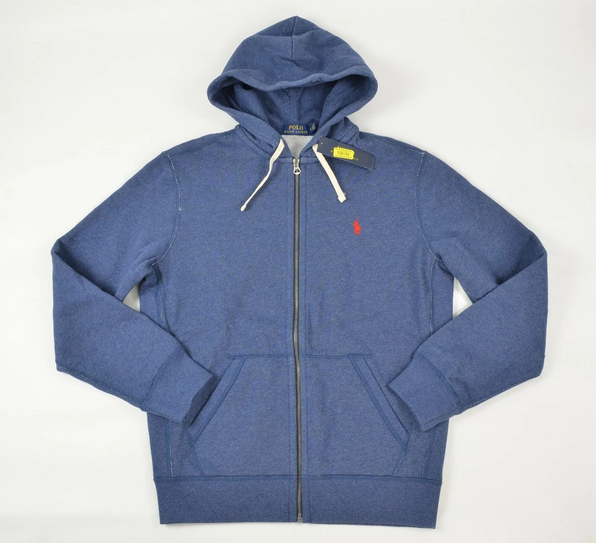 Polo cotton blend store fleece hoodie