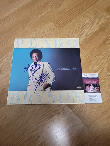 Peabo Bryson Autographed Signed Crosswinds Vinyl LP Album JSA COA