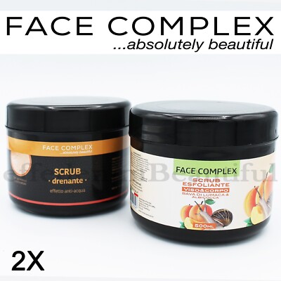 Körperpeeling Gesicht Peeling Schneckenschleim Aprikose + Thalass Drainage Scrub 2X