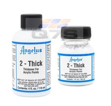 Angelus 2 Thick Acrylic Paint Additive Thickener Creating Flexible Clay Shoe Art