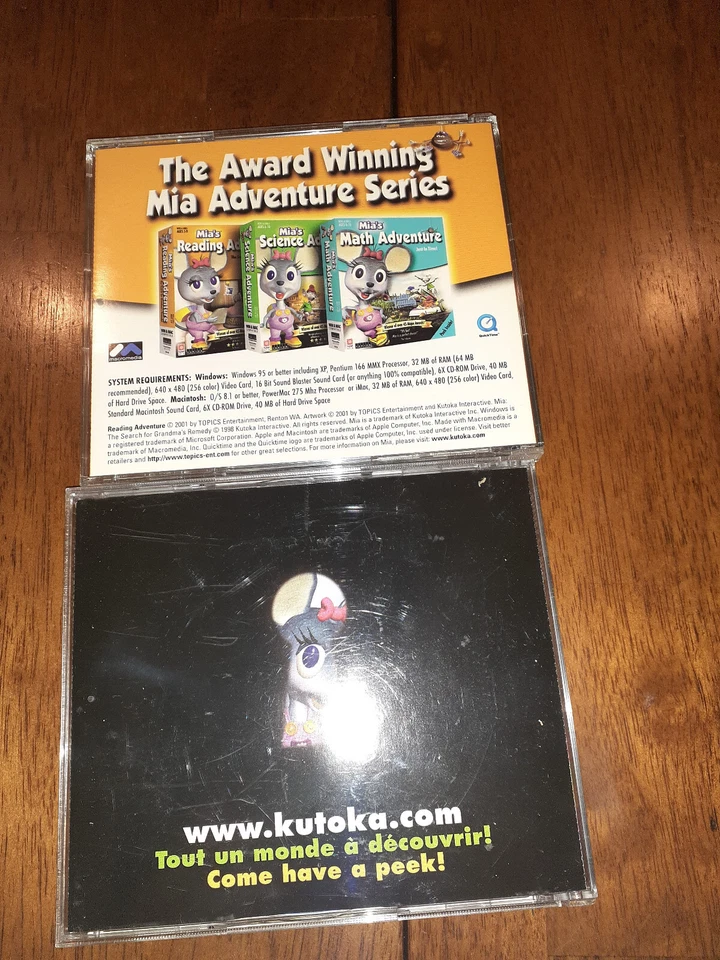 Mia’s Reading Adventure (2 Disk)  and Mia's Just in Time Math (2 Disk) for PC  - Image 2 of 3