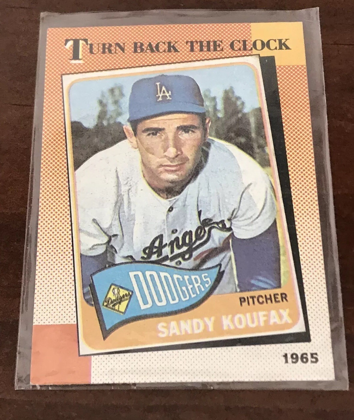 Sandy Koufax 1965 Baseball Card Topps #665 