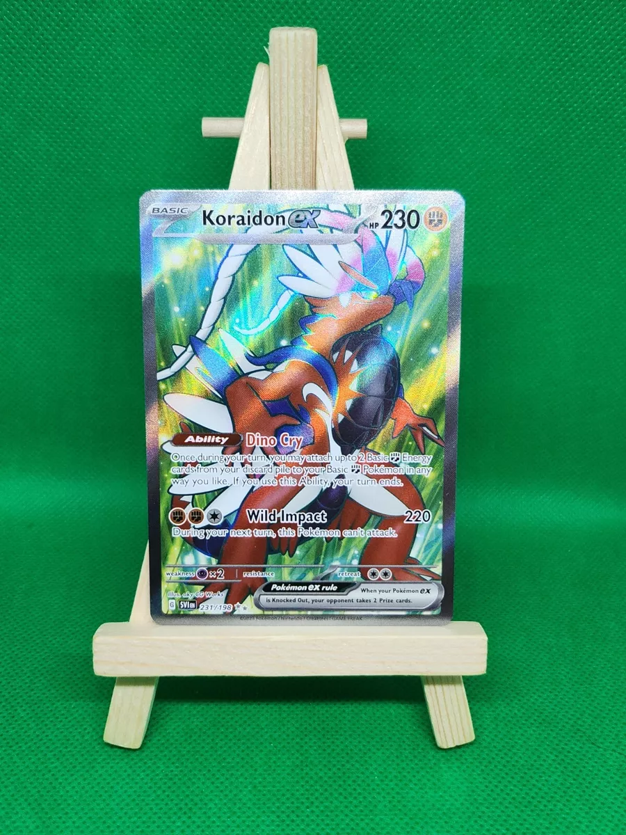 Pokemon - Koraidon ex 231/198 - Scarlet & Violet - Ultra Rare - Holo Full  Art