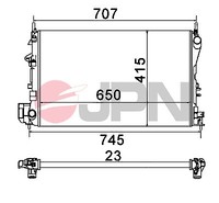 JPN KüHler WasserküHler MotorküHler FüR Opel Vectra C Saab 9-3 Cabriolet YS3F