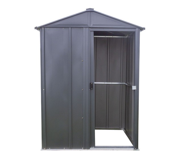 Gartenhaus Gerätehaus 5x4 grau Schiebetür Geräteschuppen ...