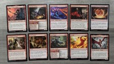 MTG Magic Set of 37 Common Uncommon Red Cards Commander Legends CLB