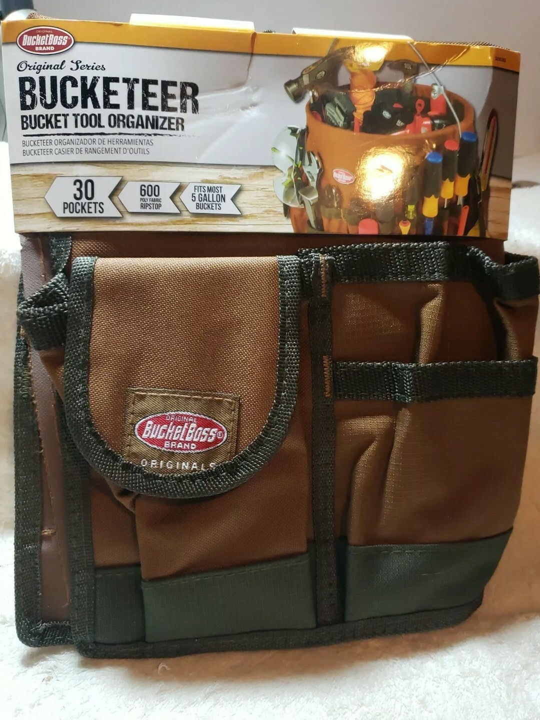 Bucket Boss 10030 Brown Bucketeer Bucket Tool Organizer 5 gal Christmas