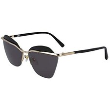 NEW MCM133 S 738 Shiny Gold Sunglasses with Grey Lenses MCM Case