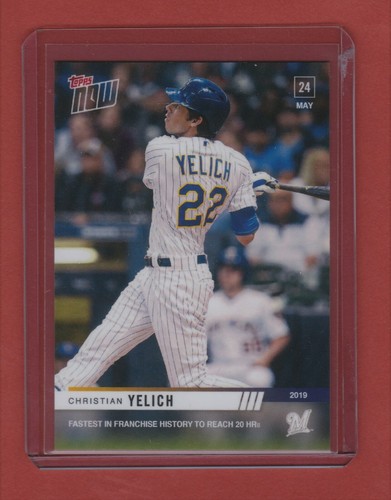 2019 Topps Now 272 Christian Yelich