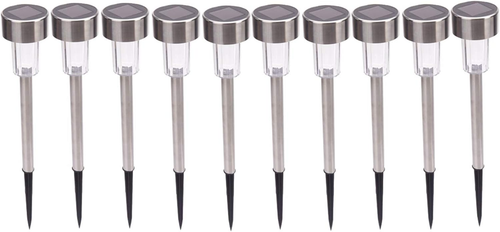 Solar Lights Outdoor, Stainless Steel Outdoor Solar Lights - Waterproof, LED Law - Bild 12 von 12
