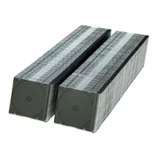 200 Slim 5.2mm Single Black CD Disc Storage Jewel Case