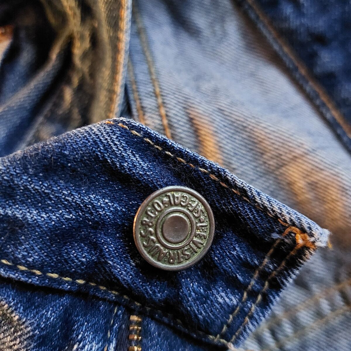 Vintage 60s Levis 502 0117 Jeans Selvedge Big E Talon Zip Vintage 60s Levis 502 0117 Jeans Selvedge Big E Talon Zip