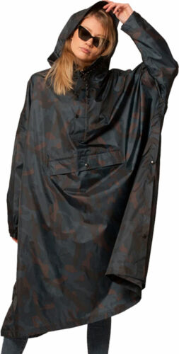 RAIN KISS giacca transizioni streetwear STORM CAMO poncho pioggia giacca invernale - Foto 1 di 4