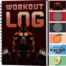 Workout Planner for Daily Fitness Tracking & Goals Setting - A5 Size, 6" x 8"