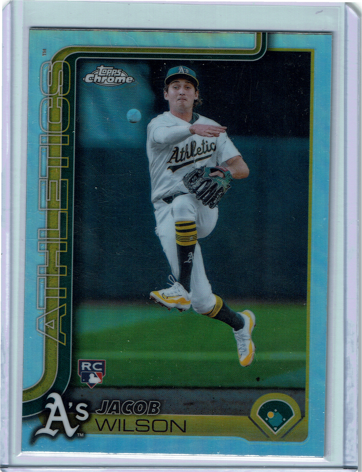 2025 Topps Chrome - Jacob Wilson #96 Refractor (RC)