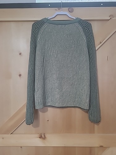 Love Ellie Size XXL Green And Tan Sweater Soft Stitch Fix - Picture 10 of 11