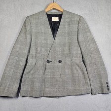 Vintage Pendleton Wool Blazer Women's 6 Glen Plaid Double Breast USA Career Corp