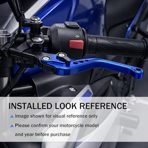 Short Brake Clutch Handle Lever Replacement for Kawasaki Z900 2017-2024, Red - Picture 7 of 7