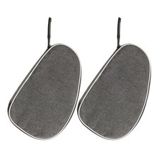 2 Pcs Table Tennis Paddle Case Sports Equipment Organizer Racket Bat Storage