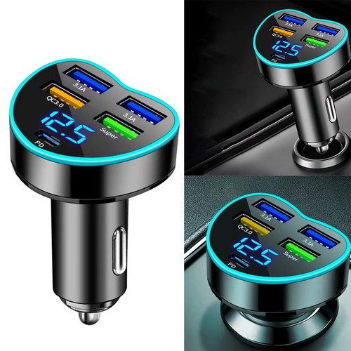 Efficient 150W Car Charger for Simultaneous Charging of Multiple Devices - Zdjęcie 2 z 8