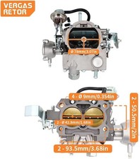 2-barrel Carburetor For Chevy 283 305 307 327 350 400 V8 Rochester 2gc Type Carb