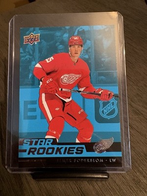 2022-23 Upper Deck NHL Star Rookies BLUE Elmer Soderblom  #10 Detroit Red Wings