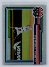 15U National Team 2023 Panini Stars & Stripes USA Baseball Silver Refractor #100