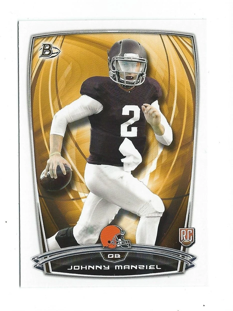 Johnny Manziel Football Cleveland Browns Sports Trading Cards for