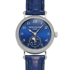 PATEK PHILIPPE Complication Moonphase 7121/200G-001 Ladies Blue Sunray #W012 2