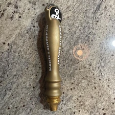 Brooklyn Brewery ceramic Tap Handle, Brewmaster's Reserve Gold