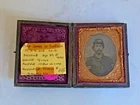 1/9 Plate Tintype of James W. Goodhue, 15th NH Inf.