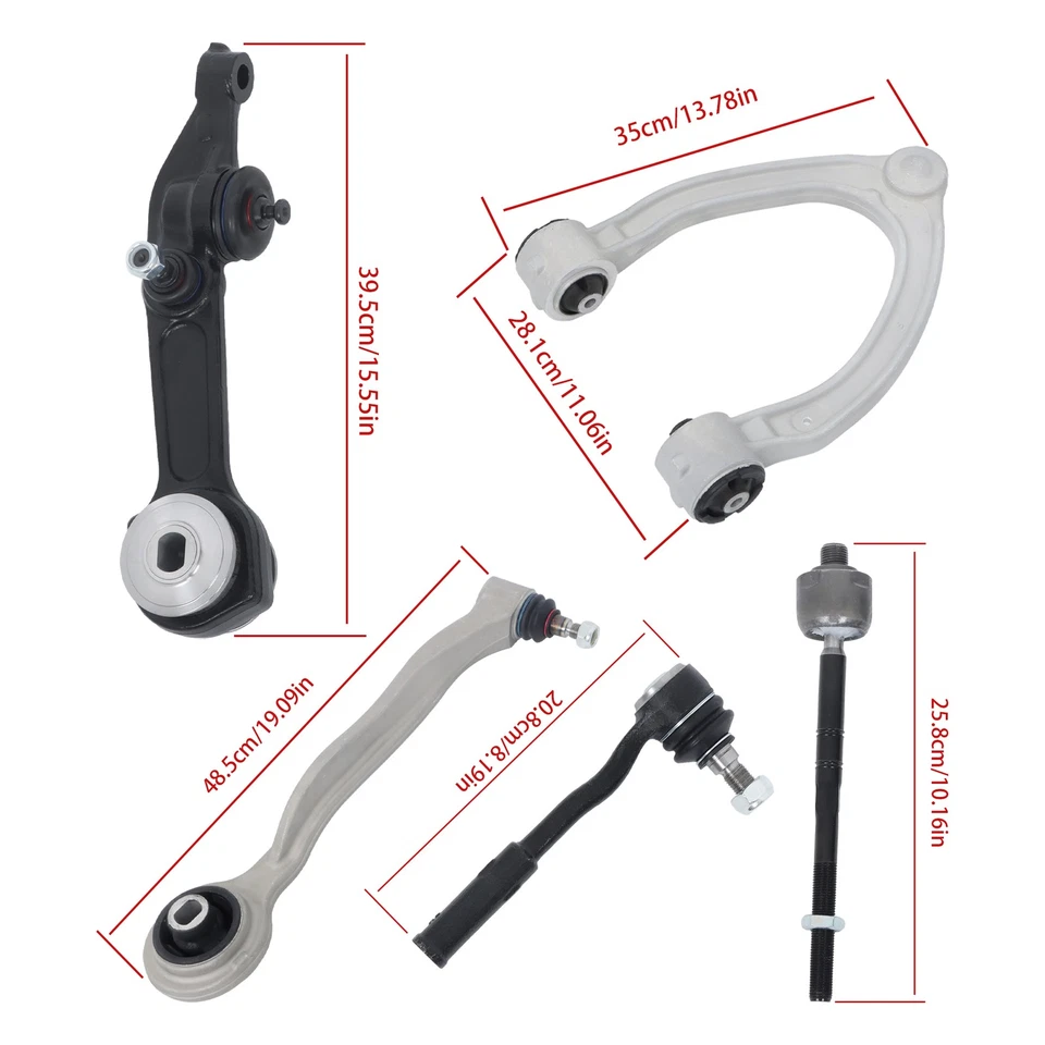 12Pcs For Mercedes Benz S430 S500 2000-2002 Front Left Right Control Arm Kit New - Image 2 of 4