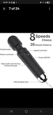 Handheld Massager 20 Speed Wand Vibrating Massage Full Body Therapy USA Shipped