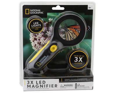 Explore Scientific National Geographic 3x LED Magnifying Glass [EXX80-29501]