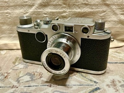 Rare Leica IIc Camera w/50mm Elmar Lens- Total Working Condition