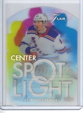 2025-26 UD FLAIR HOCKEY CS-8 J.T. MILLER SP ACETATE/CLEAR/DIE-CUT RANGERS
