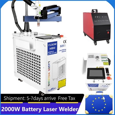 2000W Laser Welding Cutting Cleaning Machine Battery Square Spot Welder 6-In-1