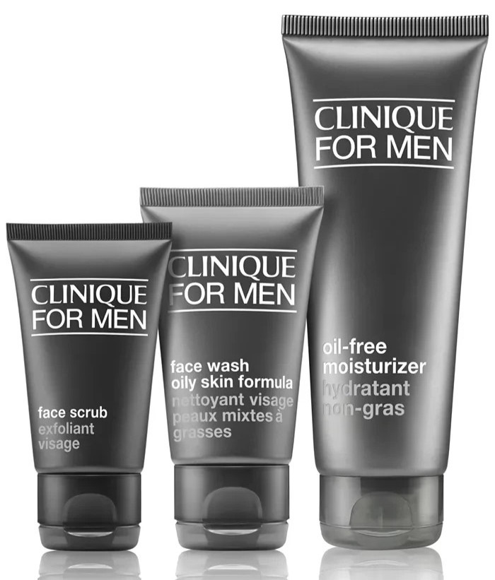 Clinique for Men 3pc Daily Oil-Free Hydration - 3 Piece Set - $51 VALUE