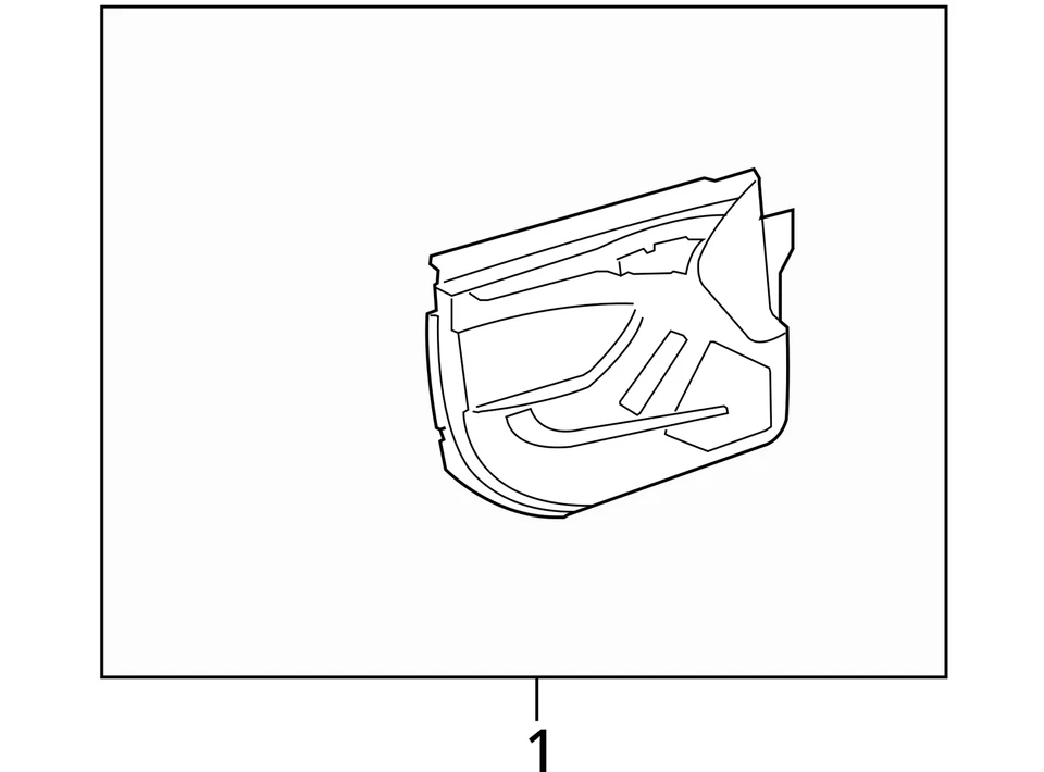 Cadillac CTS 2009 moldura 20759407 - nuevo fabricante de equipos originales 20759407 Foto 3 de 3